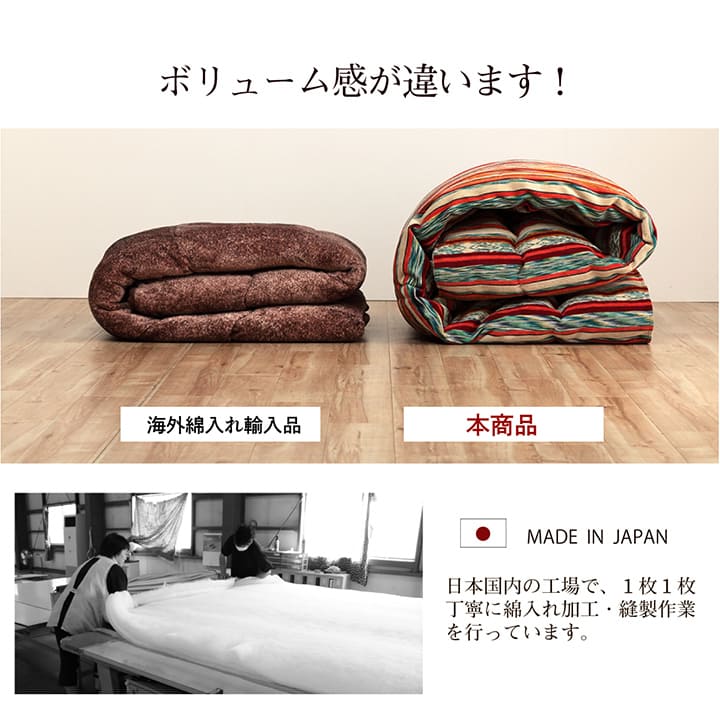 SHIZU-KAGU / 【イケヒコ】こたつ布団 正方形 日本製 シェニール 